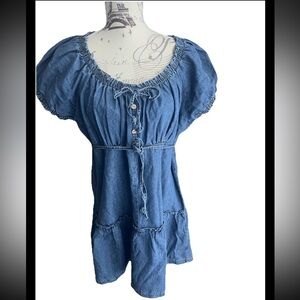 Celebrity Pink Women's Denim Mini Dress Size XL